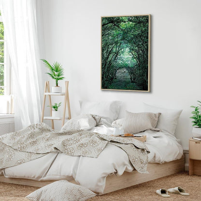 Leinwandbild - Green Pergola (1 Part) Vertical