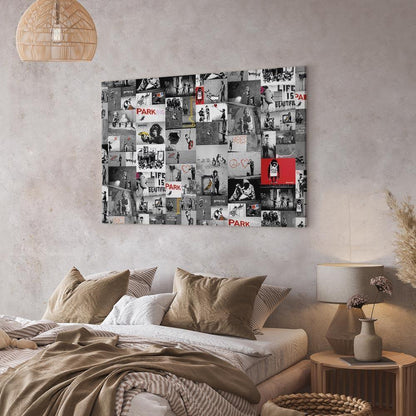 Leinwandbild - Street Art: Banksy