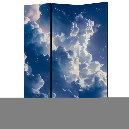 Paravent - Starry Clouds and Gentle Light Over a Corner of the Sky Artgeist