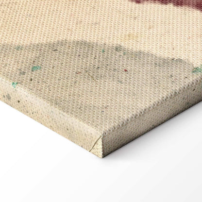 Leinwandbild - Leaves and spots – large vibrant shapes inspired by Matisse