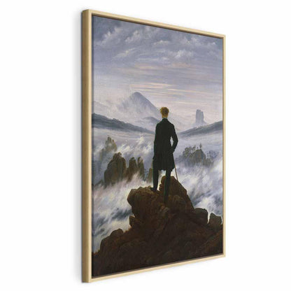 Leinwandbild - Caspar David Friedrich – Wanderer above the Sea of Fog