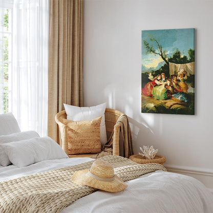 Leinwandbild - Francisco Goya – The Washerwomen