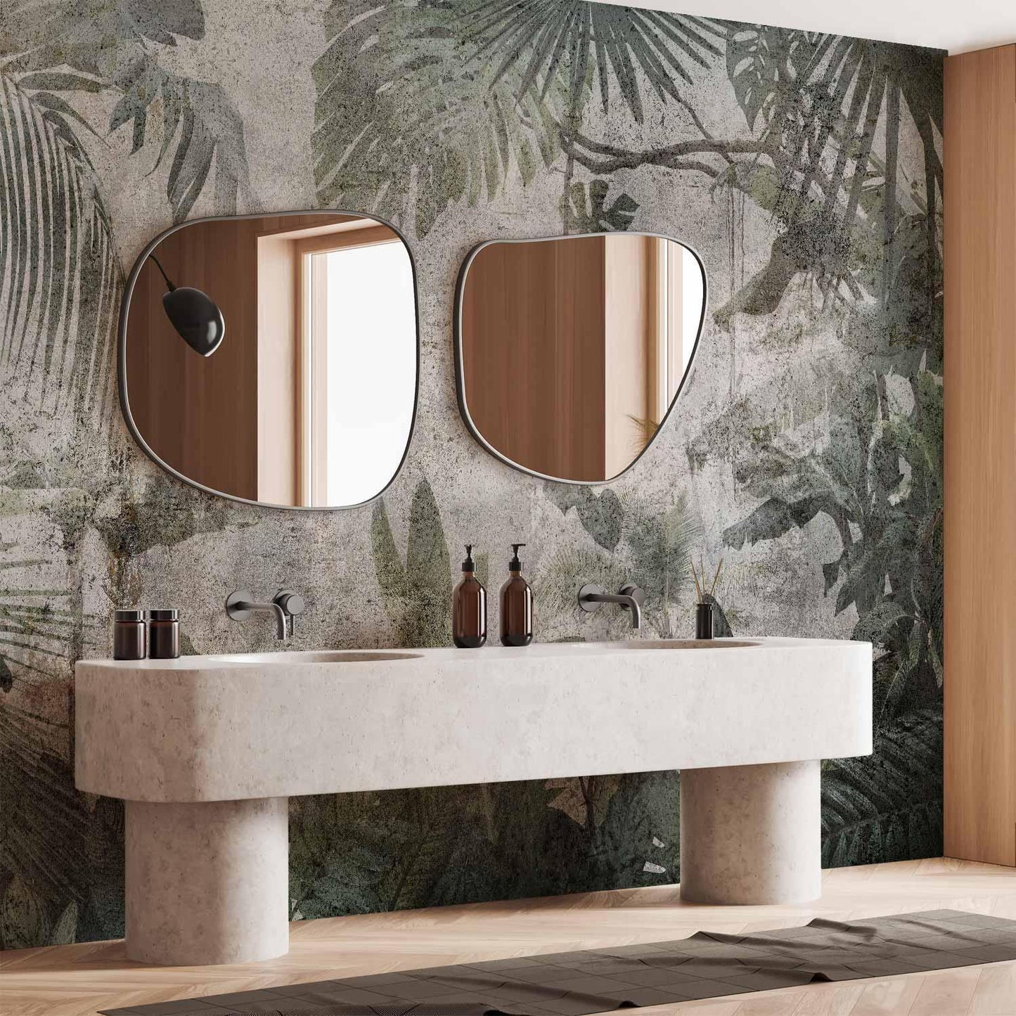 Fototapete - Rain Forest in the Fog