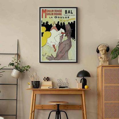 Leinwandbild - Henri de Toulouse-Lautrec – Moulin Rouge – La Goulue