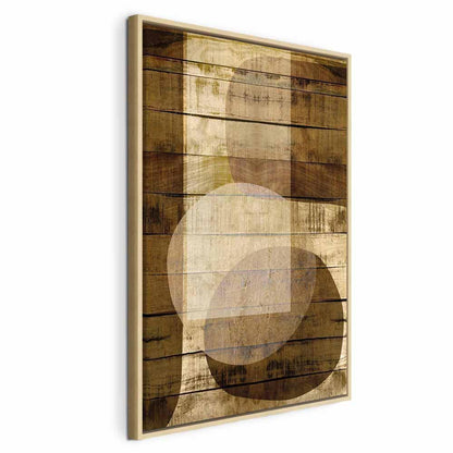 Leinwandbild - Golden Chocolate (1 Part) Vertical