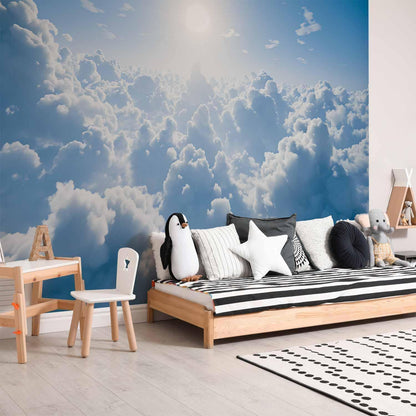 Fototapete - Heavenly Calm: Warm Rays of the Sun