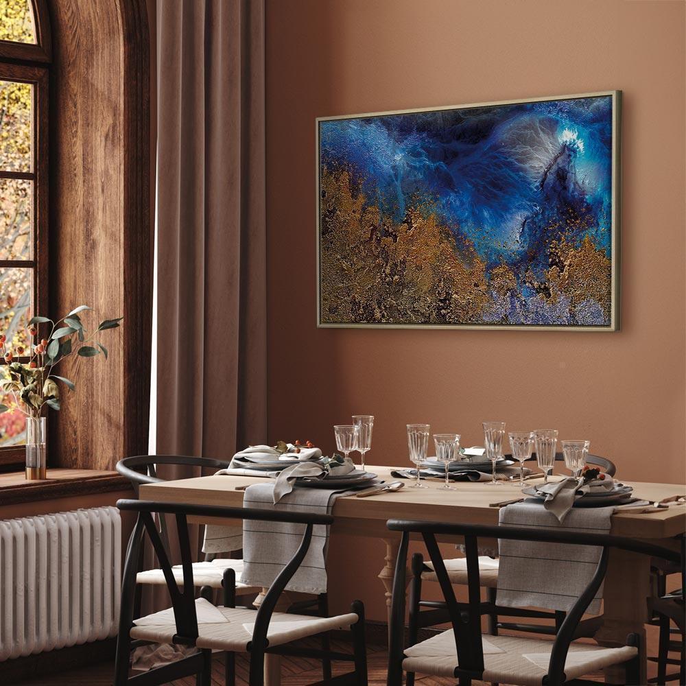 Leinwandbild - Gold of the Ocean (1 Part) Wide