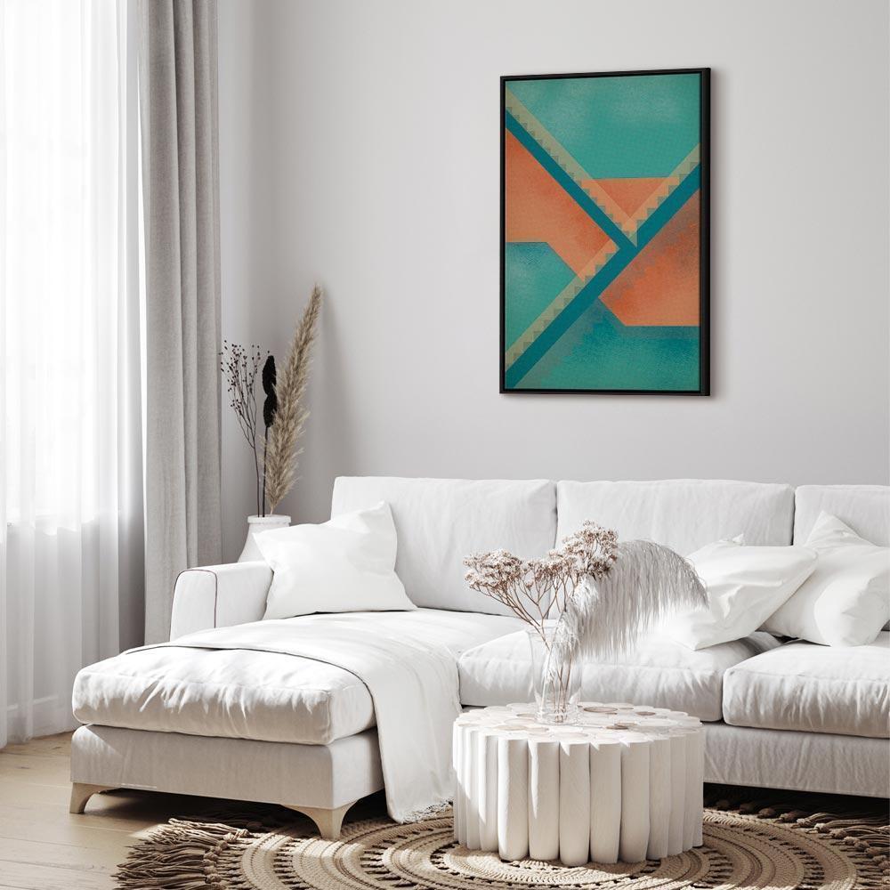 Leinwandbild - Stairs Composition (1 Part) Vertical