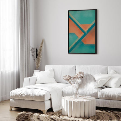 Leinwandbild - Stairs Composition (1 Part) Vertical