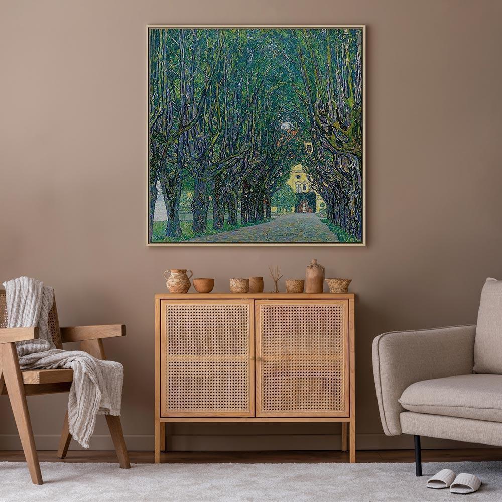 Leinwandbild - Gustav Klimt – Avenue in the Park of Schloss Kammer