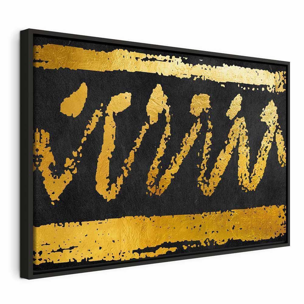 Leinwandbild - Gold Seal (1 Part) Wide