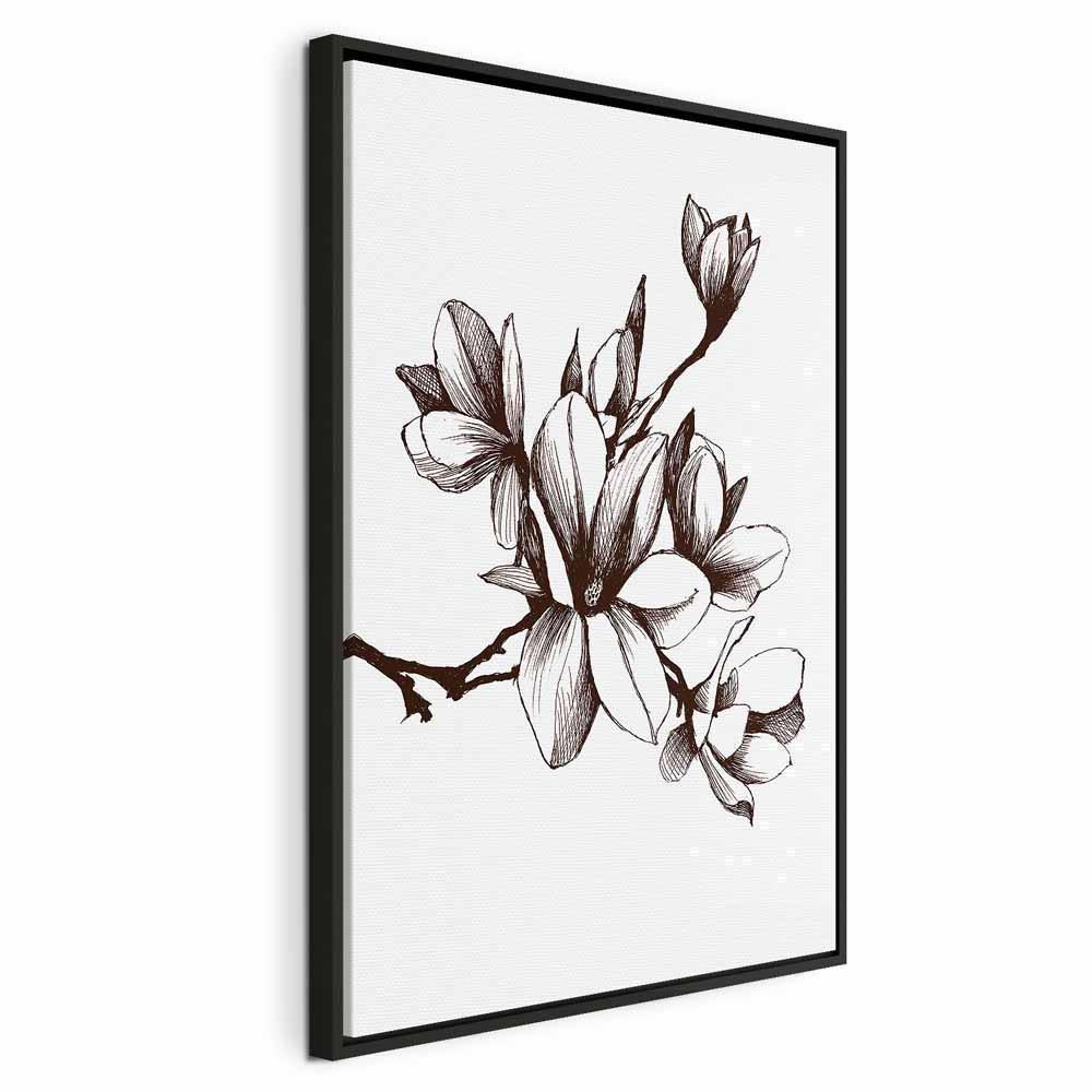 Leinwandbild - Renaissance Magnolias (1 Part) Vertical