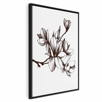 Leinwandbild - Renaissance Magnolias (1 Part) Vertical
