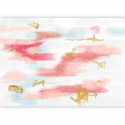 Fototapete - Golden Reflections in the Sky