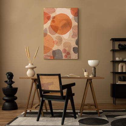 Leinwandbild - Amber Kaleidoscope (1 Part) Vertical