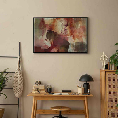 Leinwandbild - Spring composition – transparencies and forms in watercolor style