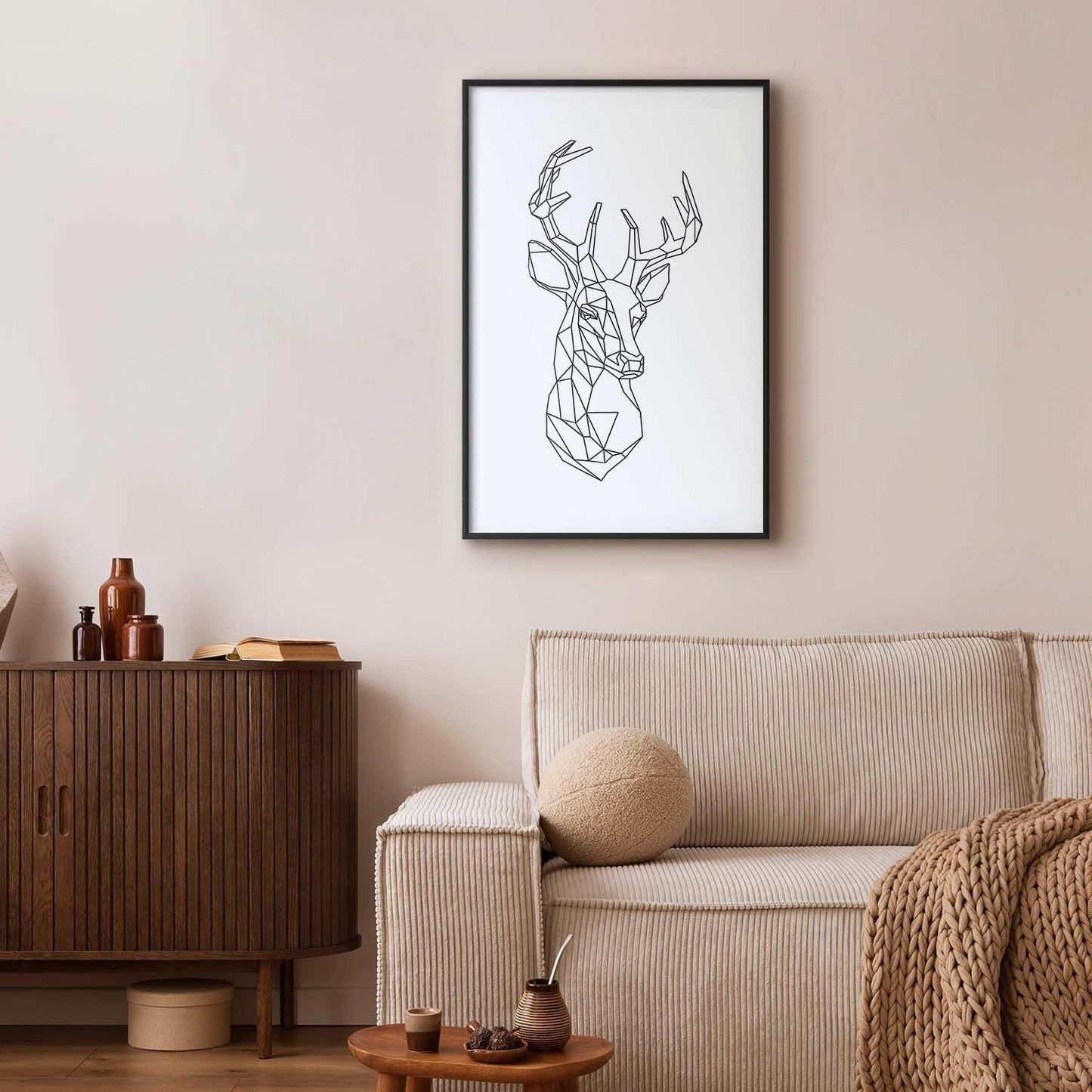 Poster - Geometric Deer Artgeist