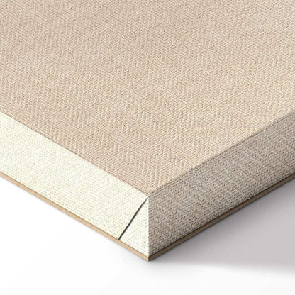 Leinwandbild - Alphabet at the Zoo - Joyful Animals and Their Names on a Beige Background