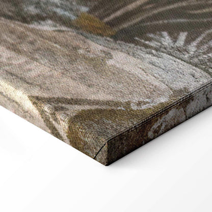 Leinwandbild - Temple on a hill - Greek architecture in subdued colours