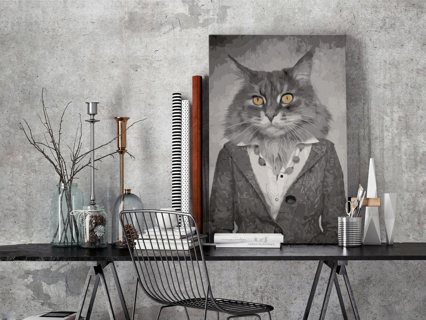 Malen nach Zahlen - Elegant Cat