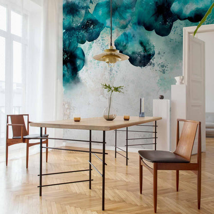 Fototapete - Blue Poppies