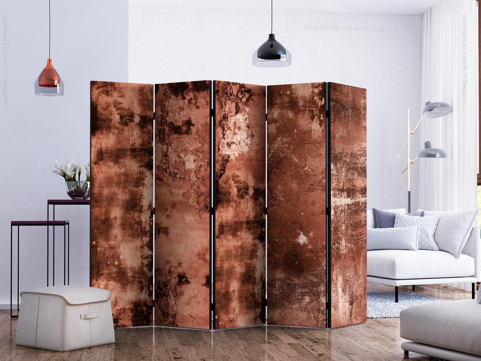 Paravent - Brown Concrete II Artgeist