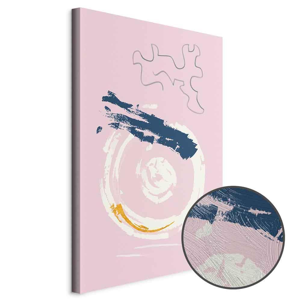 Leinwandbild - Pink Accent (1 Part) Vertical