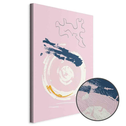 Leinwandbild - Pink Accent (1 Part) Vertical