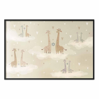 Poster - Loving Giraffes