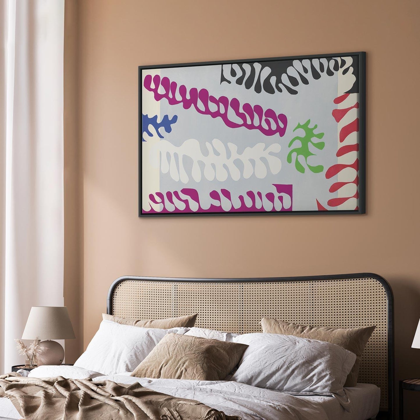 Leinwandbild - Henri Matisse – Lagoon I (from Jazz)