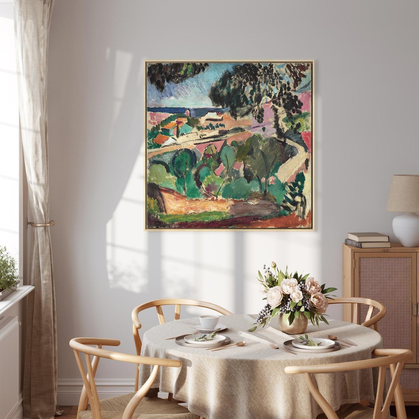 Leinwandbild - Henri Matisse – Landscape at Collioure