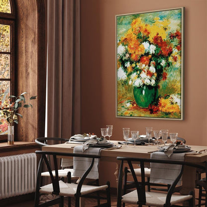 Leinwandbild - Pierre-Auguste Renoir – Chrysanthemums