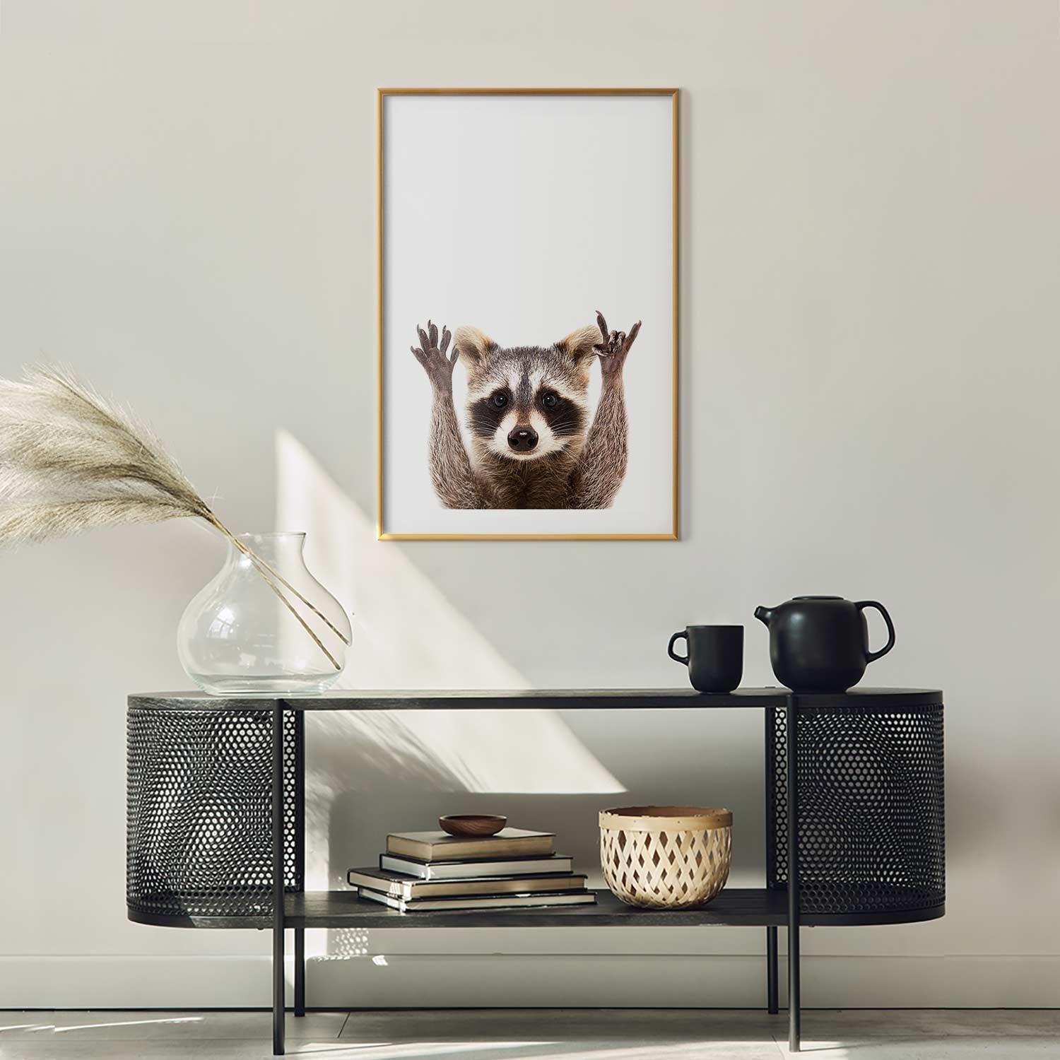 Poster - Raccoon Artgeist