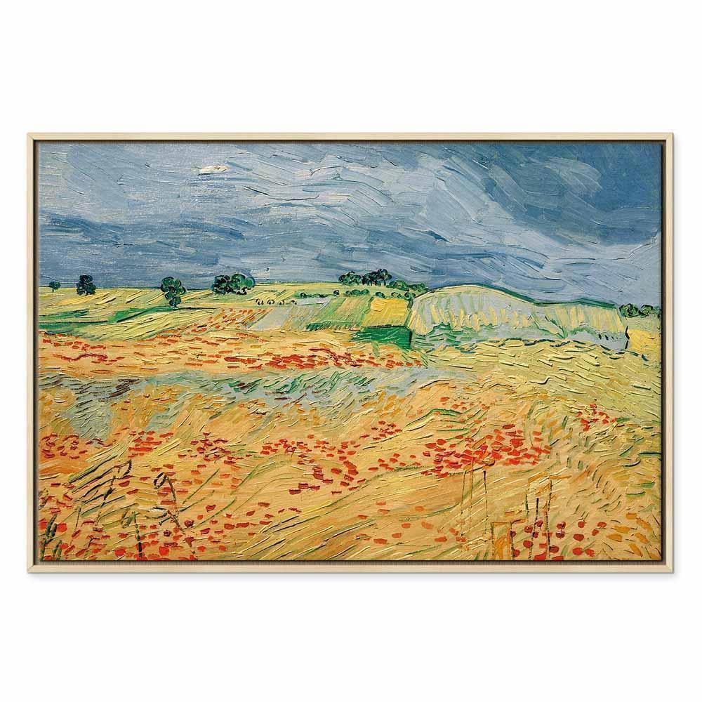 Leinwandbild - Vincent van Gogh – Fields with Poppies