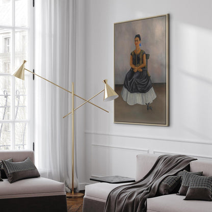 Leinwandbild - Frida Kahlo – Itzcuintli Dog with Me