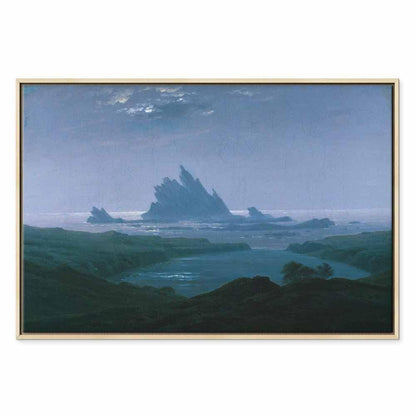 Leinwandbild - Caspar David Friedrich – Cliff reef on the beach