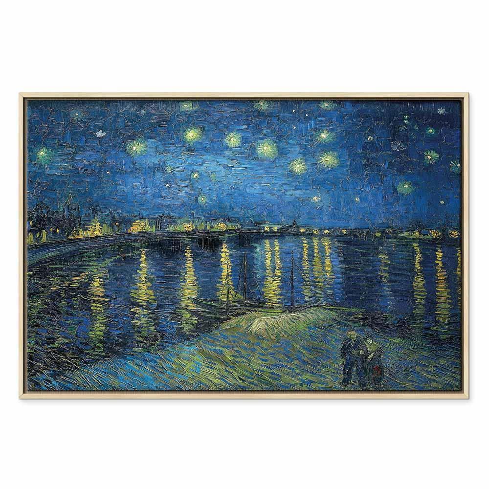 Leinwandbild - Vincent van Gogh – Starry Night Over the Rhône