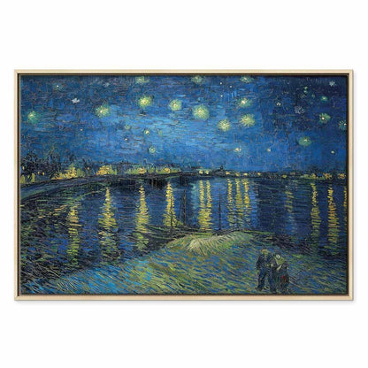 Leinwandbild - Vincent van Gogh – Starry Night Over the Rhône