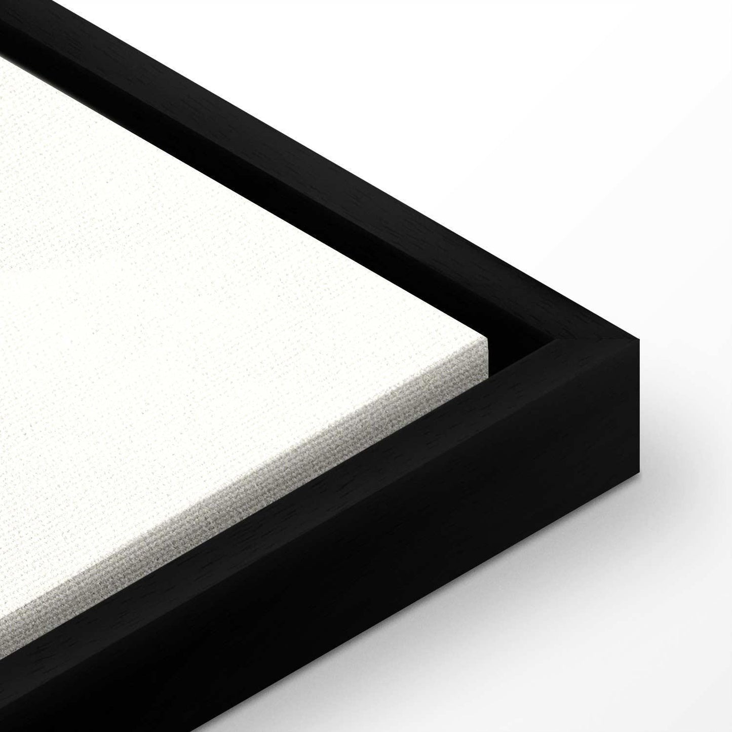 Leinwandbild - Landscape with a leaf