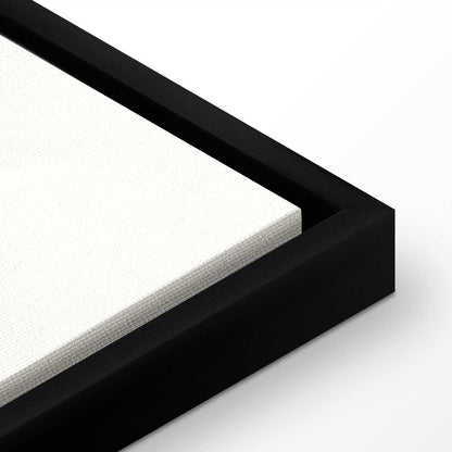 Leinwandbild - Landscape with a leaf