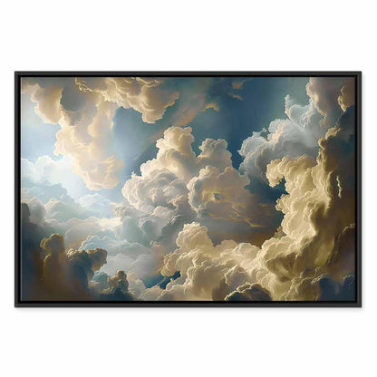 Leinwandbild - Sun and Shadows: A Theatrical Display of Nature High Above the Earth