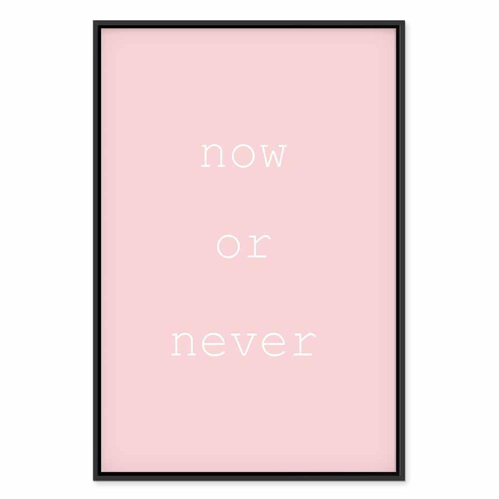 Leinwandbild - Now or Never (1 Part) Vertical