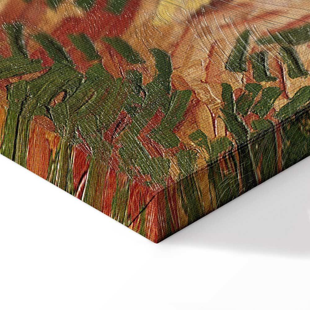 Leinwandbild - Vincent Van Gogh – Tree roots