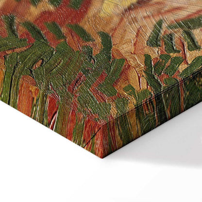 Leinwandbild - Vincent Van Gogh – Tree roots