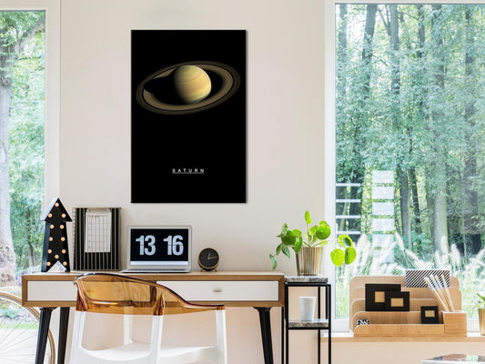 Leinwandbild - Saturn (1 Part) Vertical