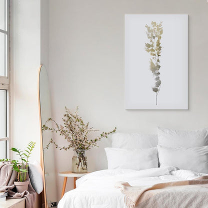 Leinwandbild - Golden Branch (1 Part) Vertical