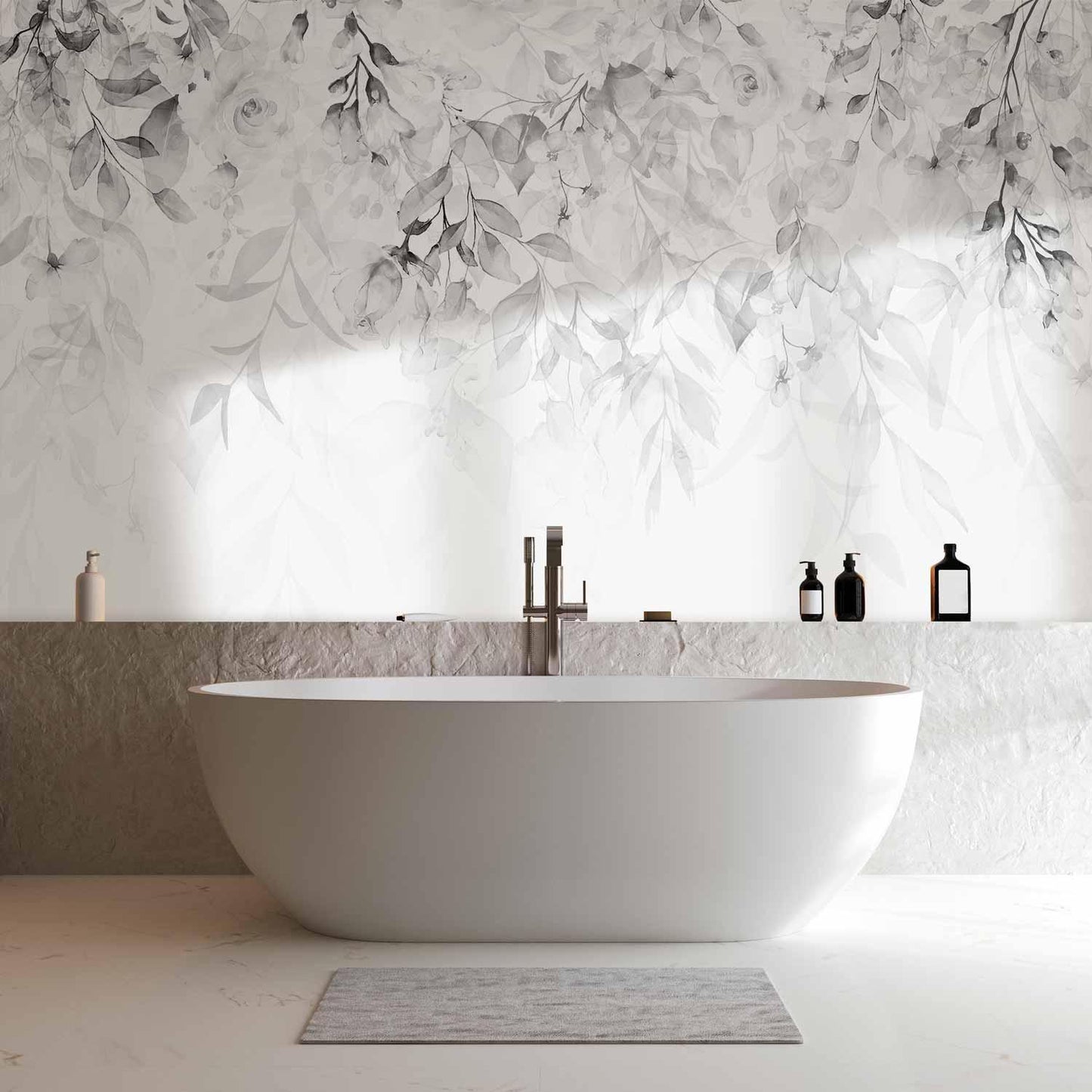 Fototapete - Waterfall of Roses - Third Variant