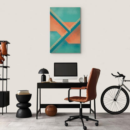 Leinwandbild - Stairs Composition (1 Part) Vertical