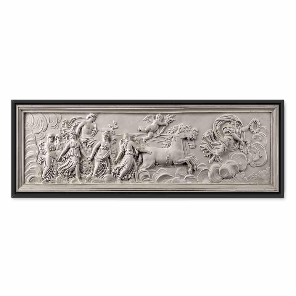 Leinwandbild - Relief: Apollo and Muses