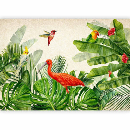 Fototapete - Exotic Birds - Third Variant Artgeist